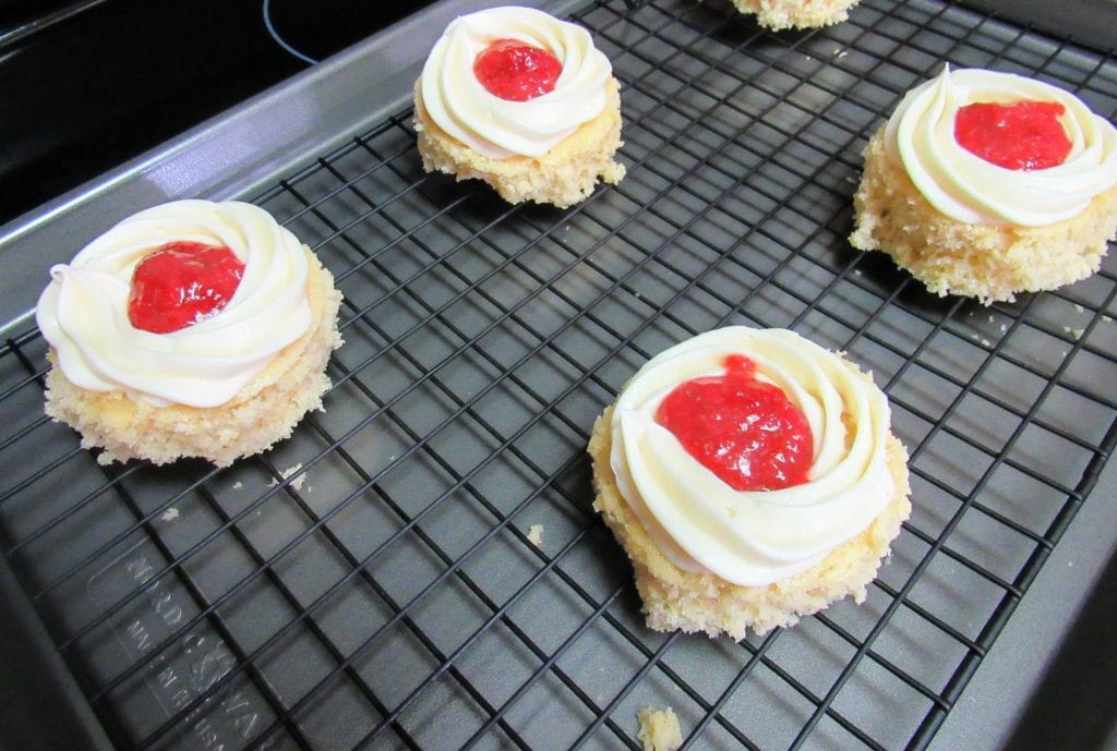 lemon strawberry entremets